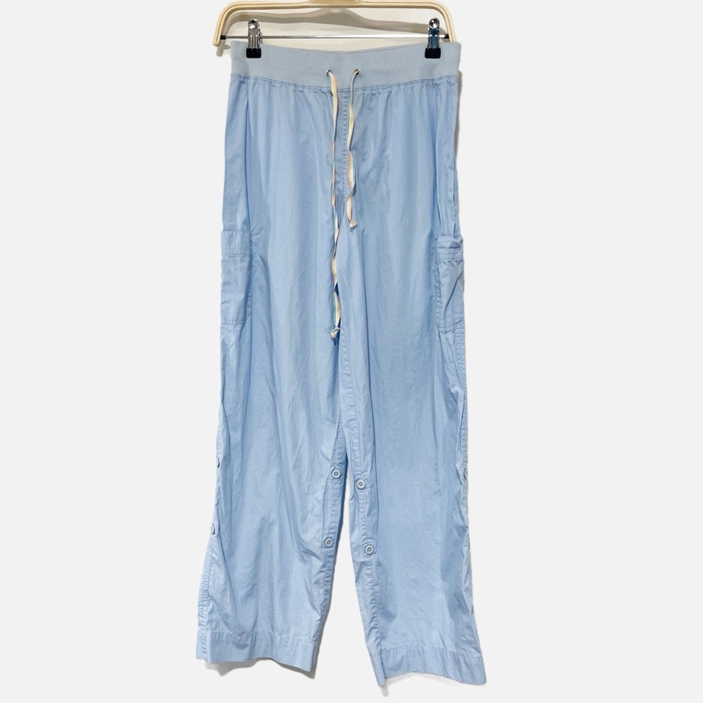 Catalina Light Blue Hooded Jacket and Pants Set Women's 100% Cotton Size M 8/10 - Picture 3 of 14